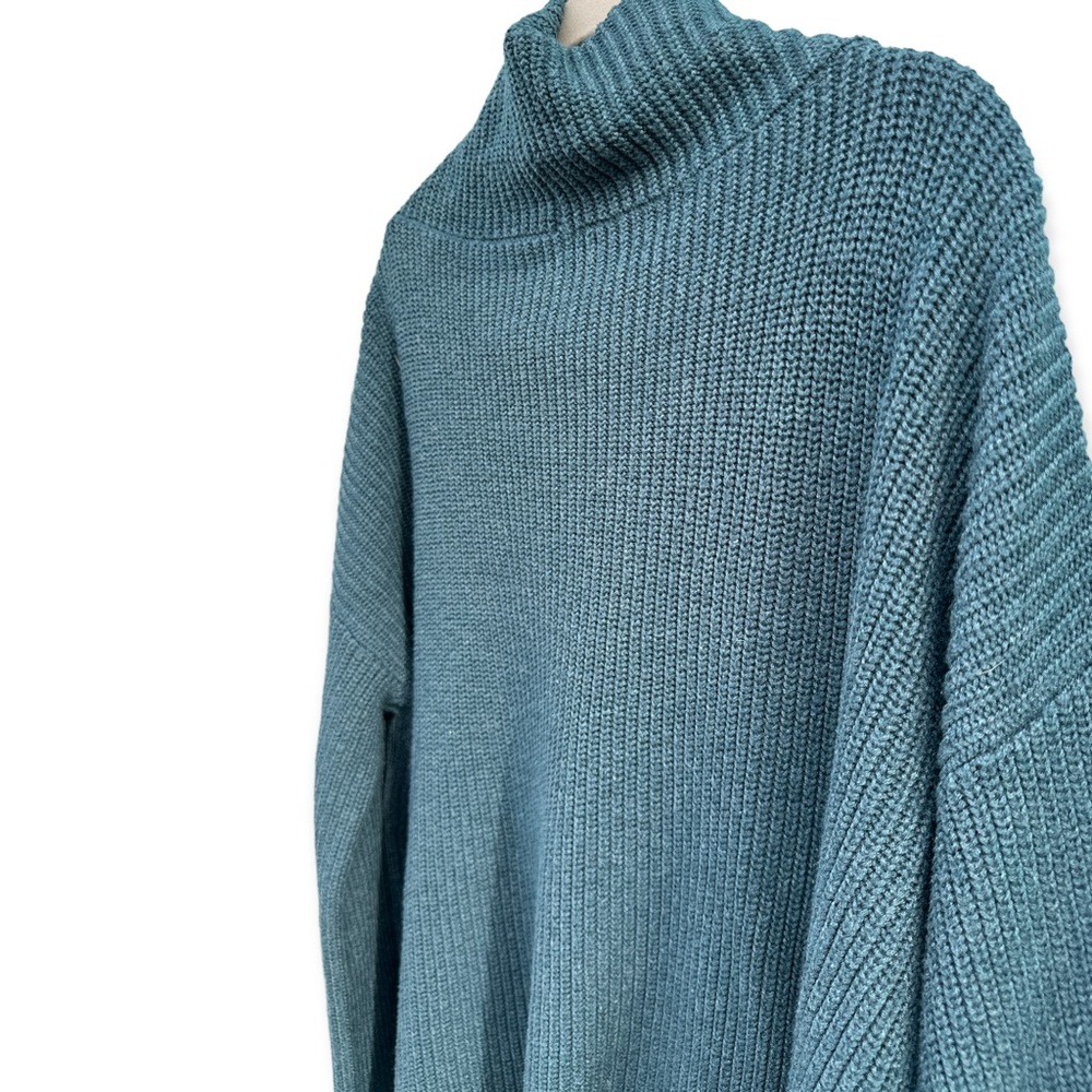 Cable Stitch Knit Cowl Neck Sweater - Picture 5 of 7